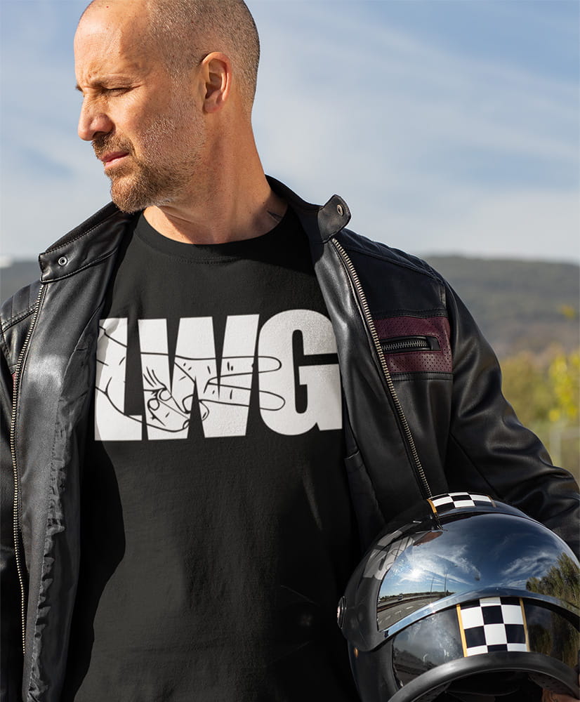 Męska Koszulka motocyklowa - LWG