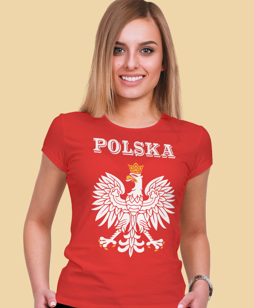 Damska koszulka - Polska Orzeł Polski